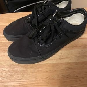 All Black Vans
